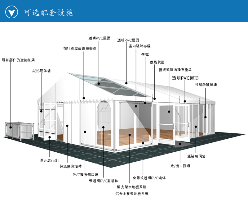 小型多邊形篷房，小型篷房，多邊形篷房，尖頂篷房，篷房定制
