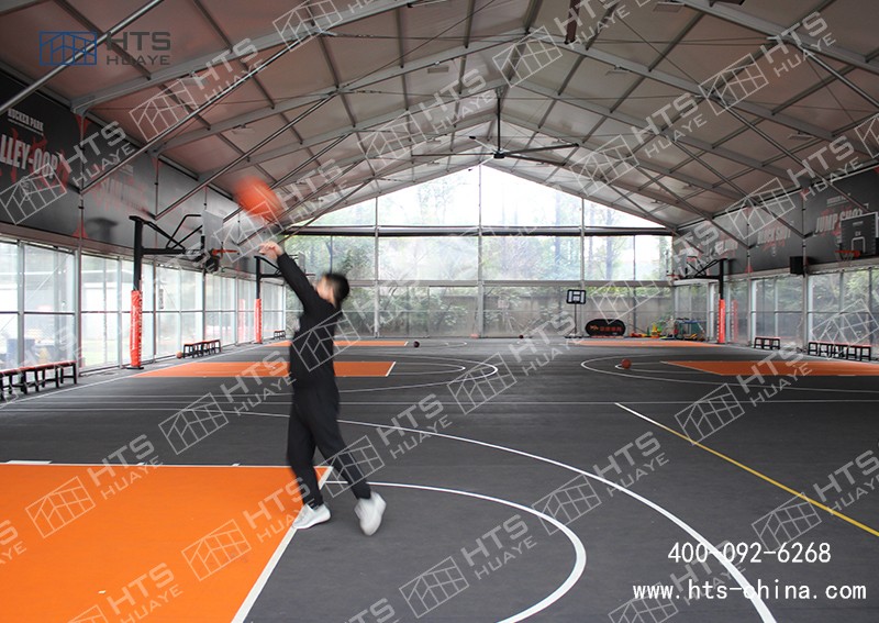 戶外篷房籃球館：家門口的運動場所，觸手可及的健康生活